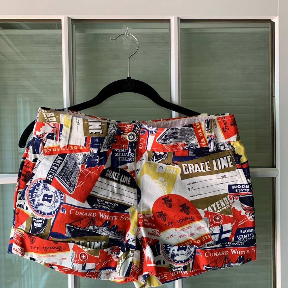 J CREW City fit Nautical Shorts